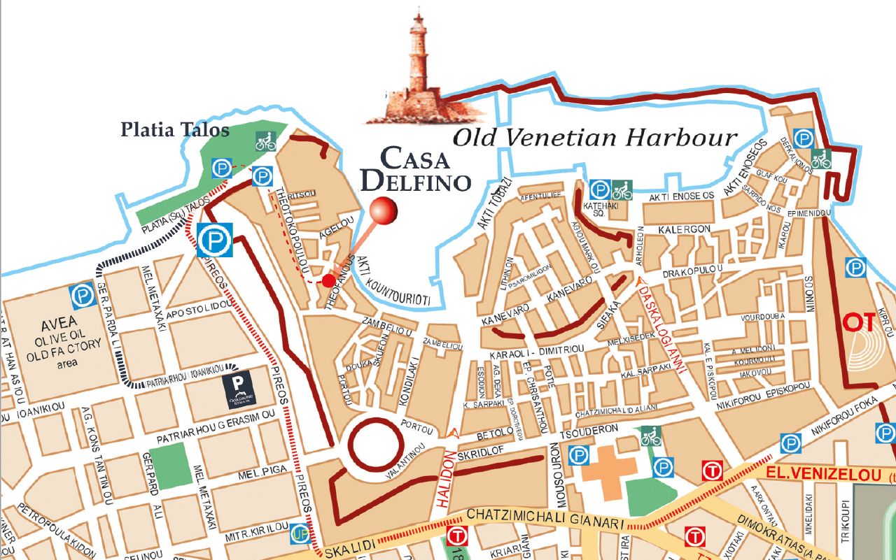 Venetian Map: Delfino Room